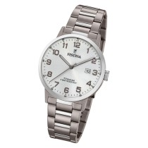 Festina Herren Armbanduhr Klassik F20435/1 Quarz Titan silber UF20435/1