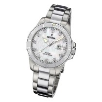 Festina Damen Armbanduhr Boyfriend F20503/1 Analog Edelstahl silber UF20503/1