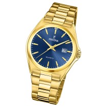 Festina Herrenuhr Klassik F20555/4 Armbanduhr Edelstahl gold UF20555/4