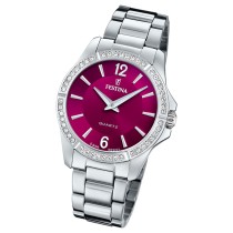 Festina Damenuhr Edelstahl silber Festina Mademoiselle Armbanduhr UF20593/2