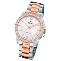 Festina Damenuhr Edelstahl silber rosé Festina Mademoiselle Armbanduhr UF20595/1