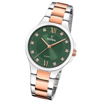 Festina Damenuhr Mademoiselle Armbanduhr Edelstahl silber rosegold UF20612/4