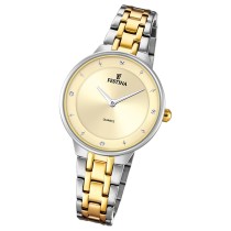 Festina Damenuhr Edelstahl silber gold Festina Mademoiselle Armbanduhr UF20625/2