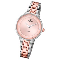 Festina Damenuhr Edelstahl silber rosé Festina Mademoiselle Armbanduhr UF20626/2