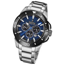 Festina Herrenuhr Edelstahl silber Festina Chrono Bike Armbanduhr UF20641/2