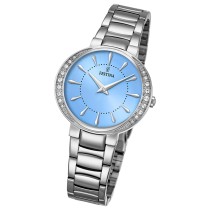 Festina Damenuhr Boyfriend Armbanduhr Edelstahl silber UF20686/3