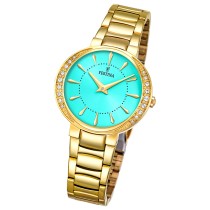 Festina Damenuhr Boyfriend Armbanduhr Edelstahl silber UF20687/3