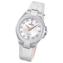 Festina Damenuhr Mademoiselle Armbanduhr Leder weiß UF20701/1