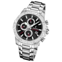 Festina Herrenuhr Timeless Chronograph Armbanduhr Edelstahl silber UF20704/6