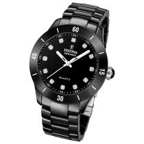 Festina Damenuhr Keramik Armbanduhr Keramik schwarz UF20723/2