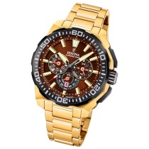 Festina Herrenuhr Chrono Bike Armbanduhr Edelstahl gold UF20727/3