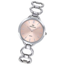 Girl Only GO Damen Armbanduhr Mademoiselle Quarz-Uhr Metall Silber UGO695215