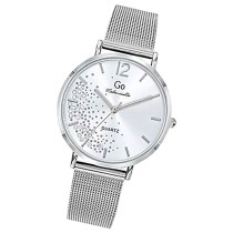 Girl Only GO Damen Armbanduhr Mademoiselle Quarz-Uhr Edelstahl silber UGO695346