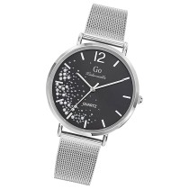 Girl Only GO Damen Armbanduhr Mademoiselle Quarz-Uhr Edelstahl silber UGO695350