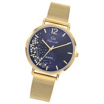 Girl Only GO Damen Armbanduhr Mademoiselle Quarz-Uhr Edelstahl gold UGO695355