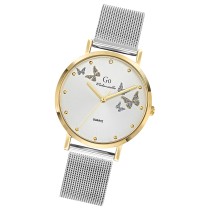 Girl Only GO Damenuhr Analog Quarzuhr mit Edelstahlarmband silber UGO695362
