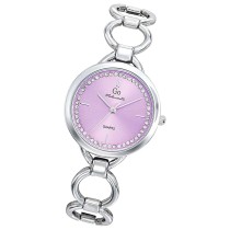 Girl Only GO Damen Armbanduhr Mademoiselle Quarz-Uhr Metall silber UGO695422