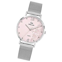 Girl Only GO Damen Armbanduhr Mademoiselle Quarz-Uhr Edelstahl silber UGO695549