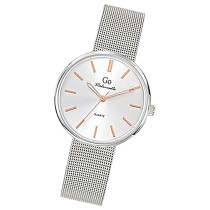 Girl Only GO Damen Armbanduhr Mademoiselle Quarz-Uhr Edelstahl silber UGO695559