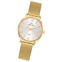 Girl Only GO Damen Armbanduhr Mademoiselle Quarz-Uhr Edelstahl gold UGO695563