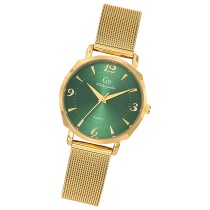 Girl Only GO Damen Armbanduhr Mademoiselle Quarz-Uhr Edelstahl gold UGO695564