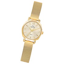 Girl Only GO Damen Armbanduhr Mademoiselle Quarz-Uhr Edelstahl gold UGO695566