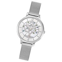 Girl Only GO Damen Armbanduhr Mademoiselle Quarz-Uhr Edelstahl silber UGO695569