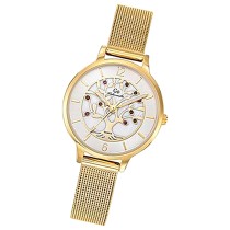 Girl Only GO Damen Armbanduhr Mademoiselle Quarz-Uhr Edelstahl gold UGO695570