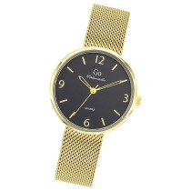 Girl Only GO Damen Armbanduhr Mademoiselle Quarz-Uhr Edelstahl gold UGO695586