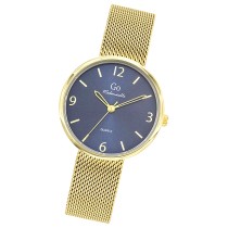 Girl Only GO Damen Armbanduhr Mademoiselle Quarz-Uhr Edelstahl gold UGO695587