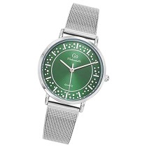 Girl Only GO Damen Armbanduhr Mademoiselle Quarz-Uhr Edelstahl silber UGO695590