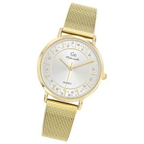 Girl Only GO Damen Armbanduhr Mademoiselle Quarz-Uhr Edelstahl gold UGO695591