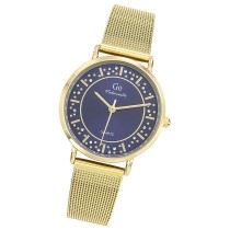 Girl Only GO Damen Armbanduhr Mademoiselle Quarz-Uhr Edelstahl gold UGO695592
