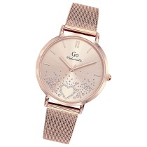 Girl Only GO Damen Armbanduhr Mademoiselle Quarzuhr Edelstahl rosegold UGO695604