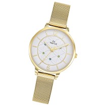 Girl Only GO Damen Armbanduhr Mademoiselle Quarz-Uhr Edelstahl gold UGO695607