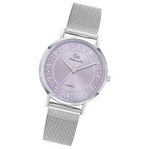 Girl Only GO Damen Armbanduhr Mademoiselle Quarz-Uhr Edelstahl silber UGO695618