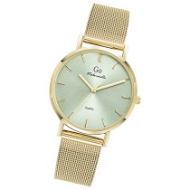 Girl Only GO Damen Armbanduhr Mademoiselle Quarz-Uhr Edelstahl gold UGO695622