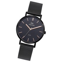 Girl Only GO Damen Armbanduhr Mademoiselle Quarz-Uhr Edelstahl schwarz UGO695993