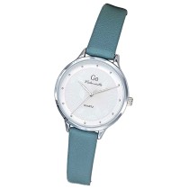 Girl Only GO Damen Armbanduhr Mademoiselle Quarz-Uhr Leder blau UGO697363