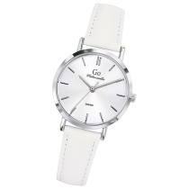 Girl Only GO Damen Armbanduhr Mademoiselle Quarz-Uhr Leder weiß UGO698931