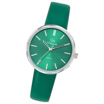 Girl Only GO Damen Armbanduhr Mademoiselle Quarz-Uhr Leder grün UGO699336