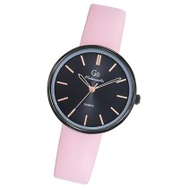 Girl Only GO Damen Armbanduhr Mademoiselle Quarz-Uhr Leder pink UGO699344