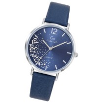 Girl Only GO Damenuhr Analog Quarzuhr mit Lederarmband blau UGO699364