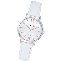 Girl Only GO Damen Armbanduhr Mademoiselle Quarz-Uhr Leder weiß UGO699478