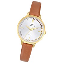 Girl Only GO Damen Armbanduhr Mademoiselle Quarz-Uhr Leder braun UGO699499