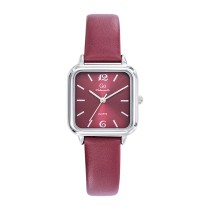 Girl Only GO Damen Armbanduhr Mademoiselle Quarz-Uhr Leder rot UGO699609