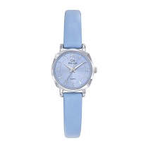 Girl Only GO Damen Armbanduhr Mademoiselle Quarz-Uhr Leder blau UGO699621