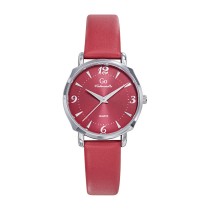 Girl Only GO Damen Armbanduhr Mademoiselle Quarz-Uhr Leder rot UGO699623