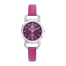 Girl Only GO Damen Armbanduhr Mademoiselle Quarz-Uhr Leder pink rosa UGO699629