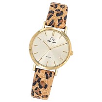 Girl Only GO Damen Armbanduhr Mademoiselle Quarz-Uhr Leder braun UGO699636